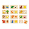 Drevené puzzle Viga Kŕmenie zvierat Multicolor