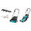 Vertikulátor - Makita Elm3320 kosačka + Makita UV3200 Verticator (Vertikulátor - Makita Elm3320 kosačka + Makita UV3200 Verticator)
