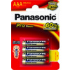 Baterie AAA Panasonic Pro Power LR03PPG/4BP (4 ks)