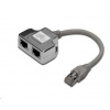 Rozvádzač PREMIUMCORD RJ45 (1 port ISDN + 1 port RJ45 10/100Base T) smd6 PremiumCord