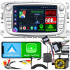 Autorádio FORD MONDEO MK4 FOCUS MK2 MK3 GALAXY CarPlay Android 6GB