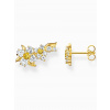 Thomas Sabo H2324-414-4 ear studs flower gold plated