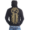 Yakuza mikina pánska s kapucňou VIP Team HOB 22089 black Veľkosť: 4XL, Farba: čierná/zlatá