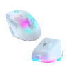 Turtle Beach herná bezdrôtová myš KONE XP Air + RGB nabíjacia stanica Rapid, biela TBM-1101-15