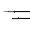 Kábel Audio Kruger&Matz KM0315 priamy Jack 3.5 stereo predlžovací 1m