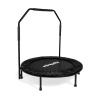 Skladacia trampolína s držadlom VIRTUFIT 100 cm čierna