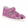 Jonap Dětské sandály 041 s růžová motýlci Vel. 26