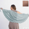KATIA KAL L´Anima Shawl - hnedá