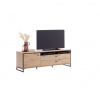 MID.YOU TV DIEL, antracitová, farba duba, 183/60/50 cm - TV nábytok - 000196081709