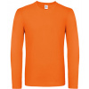 B&C Pánske tričko s dlhým rukávom TU05T Orange M