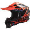 LS2 MX700 SUBVERTER STOMP FLUO ORANGE BLACK - S