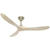 CasaFan ECO GENUINO 152 MG-NT stropný ventilátor, 16.6 W, (Ø x v) 1520 mm x 285 mm, mosadz, 315231; 315231