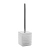 Gedy QUADROTTO WC kefa na postavenie, biela QU3302