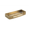 GEDY SMART polica do sprchy, 300x45x128mm, zlato mat 241788