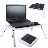 Univerzálny skladací stolík pod notebook s ventilátormi VG6121, 56 cm
