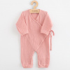 Dojčenský mušelínový overal New Baby pink 74 (6-9m)