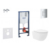 Grohe Rapid SL Set predstenovej inštalácie, klozetu Oudee Vortex a dosky softclose, tlačidlo Skate Cosmopolitan, chróm SANI11BA3109-GR