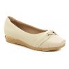 Piccadilly 147300-3 krémové dámske lodičky na kline EUR 41