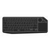 C-TECH Klávesnice WLTK-02, Bezdrátová, Touchpad, černá WLTK-02