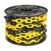 ProfiGaráž Plastová reťaz, 6mm, žlto-čierna, 30m, na cievke