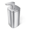 Dávkovač mydla z nerezovej ocele v striebornej farbe 295 ml - simplehuman