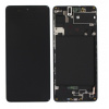 OLED displej + dotykové sklo + Samsung Galaxy A71 s rámom (small size OLED)