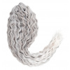 Ariel brčky kučeravé Crochet Braids sivá-svetlá sivá: 55cm 300g