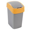Odpadkový kôš na triedený odpad Flip Bin Silver-Orange 50 l CURVER
