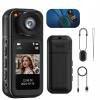 Prenosná kamera na telo, vodotesná, mini HD 1080p, 180°