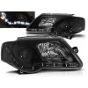 VW PASSAT B6 3C 05-10 - predné čierna svetlá s LED denným svietením
