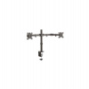 CONNECT IT TwinArm stolní držák na 2 monitory, tyč, ČERNÝ (CMF-3203-BK)