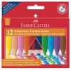Voskovky Jumbo Grip, 12 rôznych farieb FABER-CASTELL 02-0025 4005401225409