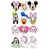CUKROVÁ TLAČ jedlý obrázok na tortu Cukrová hmota Myšiak Mickey Pluto Donald 47