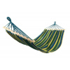 Sedco Houpací síť - PolyCotton 200x90 cm - bílá/modrá