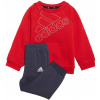 Teplaková súprava - Adidas H65820 Detské stopy veľkosti 80 biely, červený (Adidas New Children's Tracksuit H65820 R. 80)