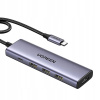 USB-C Hub Ugreen CM511, HDMI 4K 60Hz, 3x USB 3.0 5Gbps, PD 100W (strieborný)
