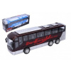 Plastový autobus 32 cm na zotrvačník 2 farby v krabici 37x13x9cm