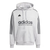 adidas House of Tiro Fleece pánska mikina Grey Two/Black S