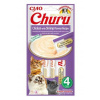 INABA Cat Churu Pyré kura s krevetami 4 x 14 g