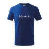 Ekg Jeseníky - Tričko detské bavlnené - 146 cm/10 rokov ( Kráľovská modrá )