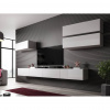 Cama Meble Obývačka VIGO SLANT 5, biela/biely lesk