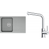 Franke SET T111 Š 143.0687.320 - Set drez OID 611-78 šedá + batéria FS 3230.031 chróm