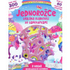Jednorožce - krajina sladkostí so samolepkami