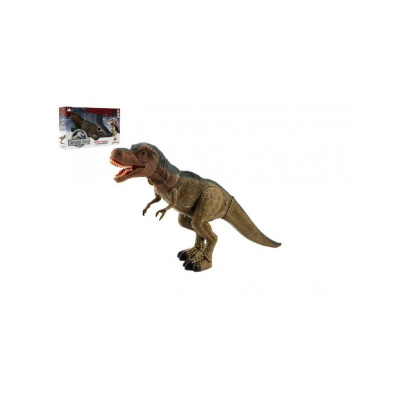 Teddies Dinosaurus chodiaci plast 40cm na batérie so svetlom so zvukom v krabici