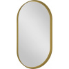 Sapho AVONA oválne zrkadlo v ráme 40x70cm, zlatá mat AV400G