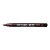 Popisovač uni POSCA PC-3M tmavohnedý