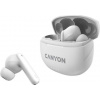 Canyon TWS-8, True Wireless Bluetooth slúchadlá do uší, nabíjacia stanica v kazete, biele CNS-TWS8W