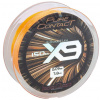 Pletená Šnúra Iron Claw Pure Contact X9 Oranžová 150m 0,16mm/12,6kg