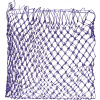 Imperial Riding Sieť na seno Zone Imperial Riding, 80x80 cm, oká 5x5 cm, royal purple