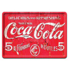 COCA COLA Kovový vývesný štít retro plagát # 2.108 (COCA COLA Kovový vývesný štít retro plagát # 2.108)